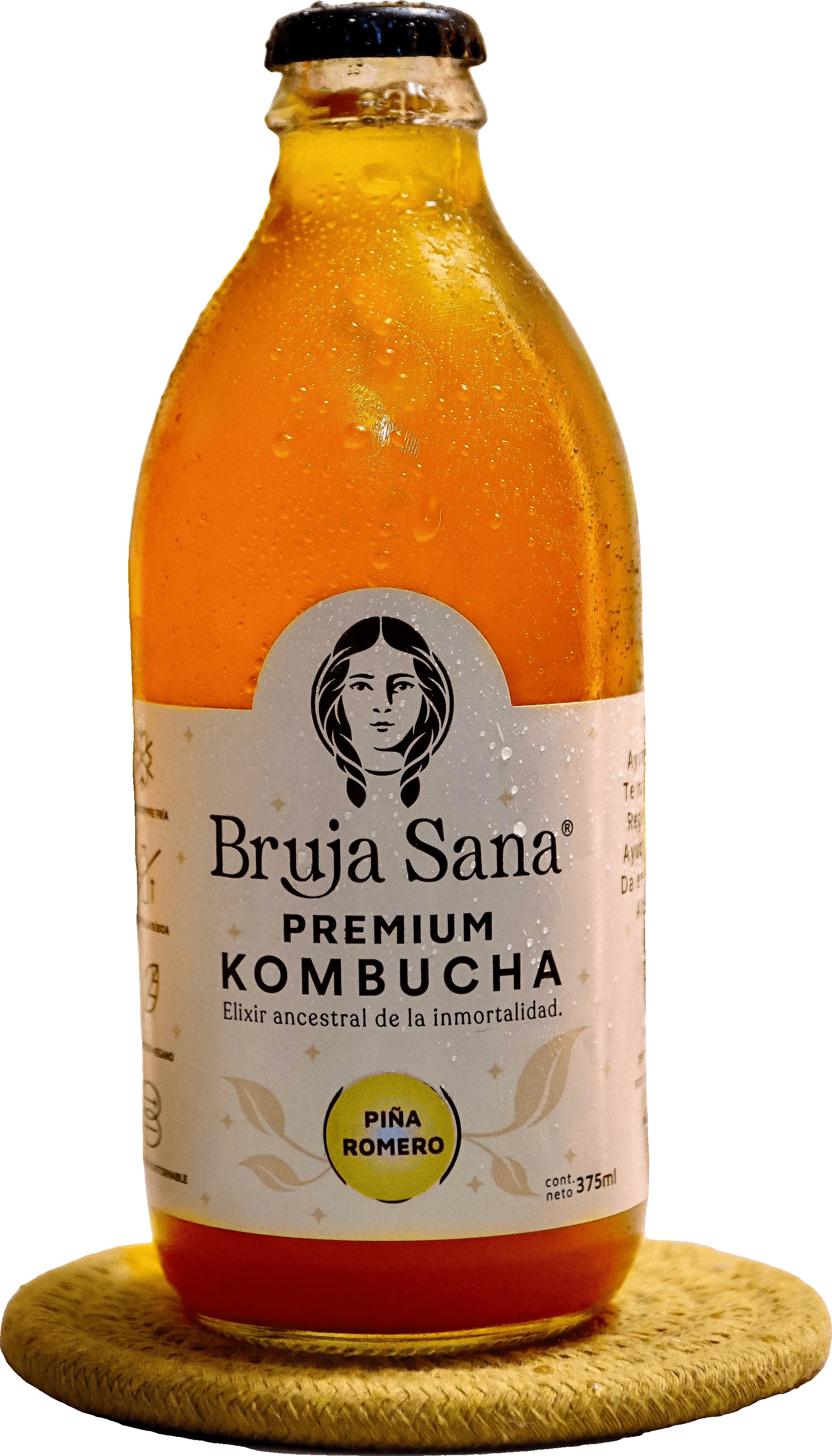 Kombucha Bruja Sana sabor Piña Romero