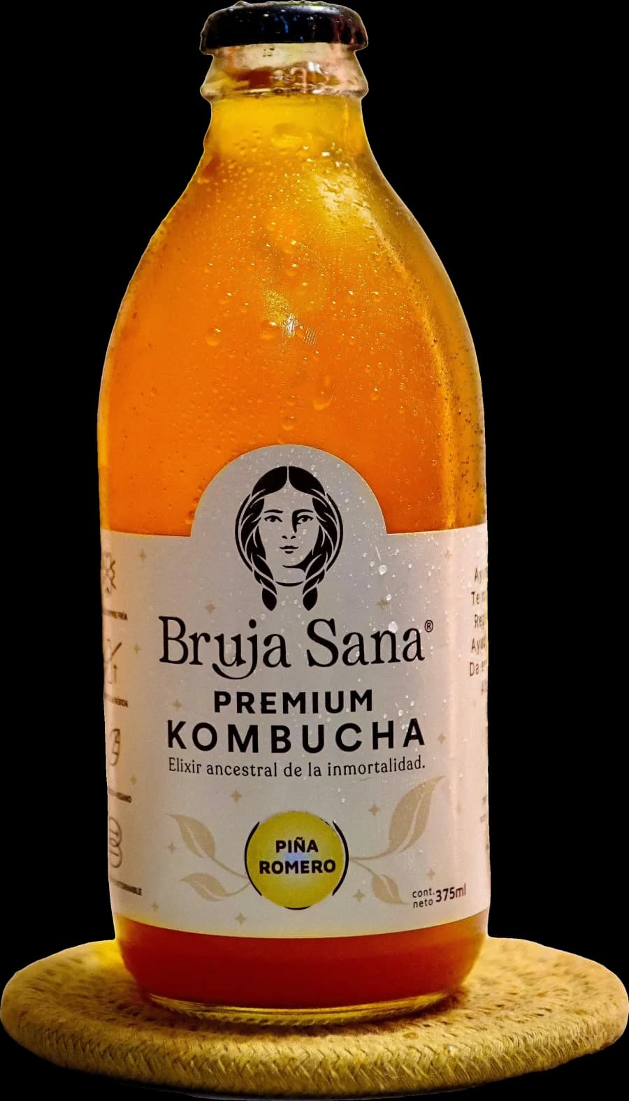 Kombucha Bruja Sana sabor Piña Romero