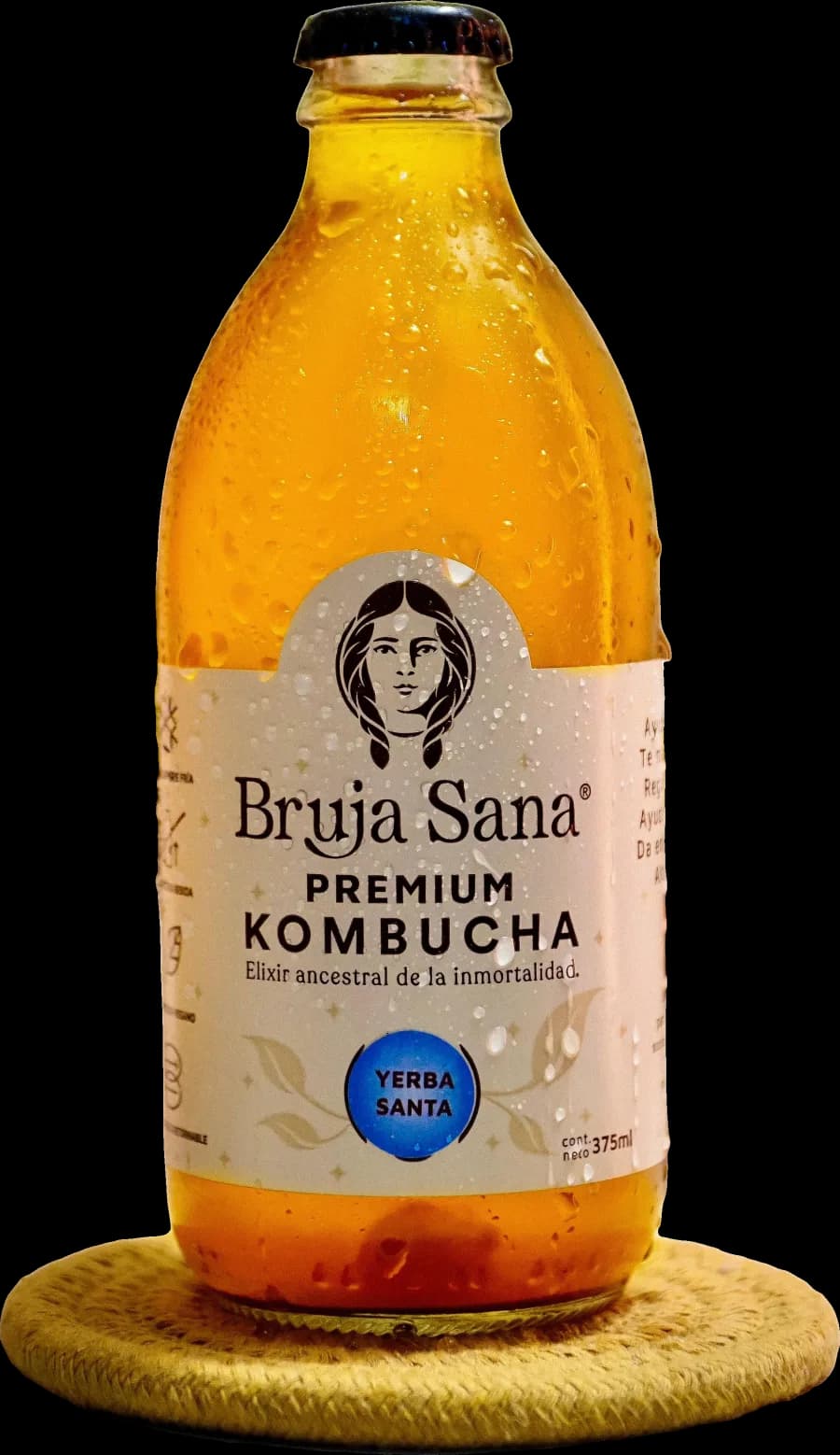 Kombucha Bruja Sana sabor Yerba Santa