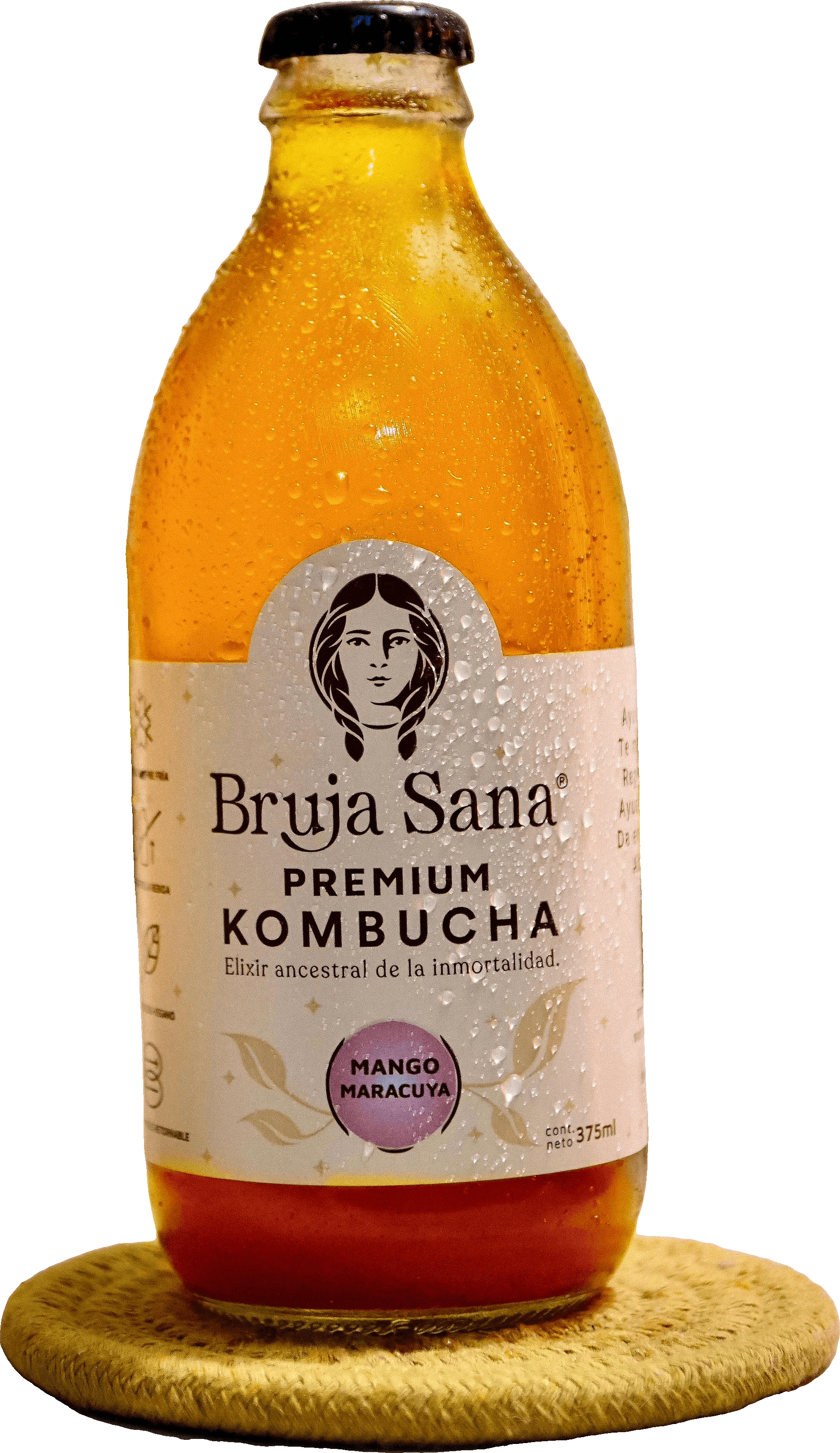 Kombucha Bruja Sana sabor Mango Maracuyá